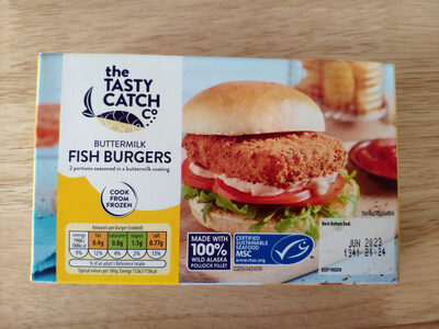 Buttermilk Fish Fillet Burgers