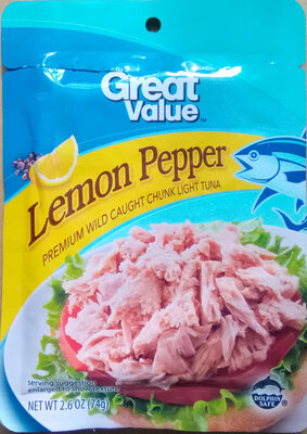 Lemon Pepper Chunk Light Tuna