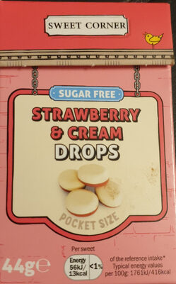 Sugar free Strawberry & Cream drops