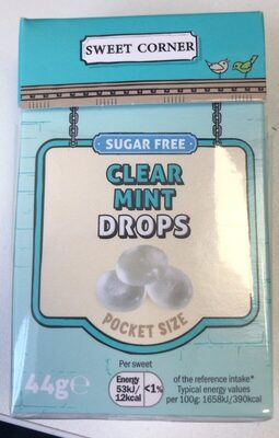 Clear mint drops