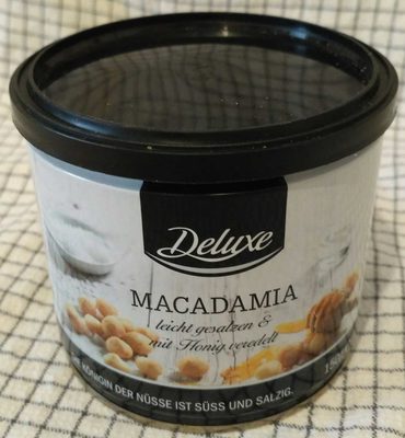 Kerst: Macadamia Nuts Blikje 150 Gram (deluxe)