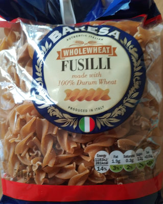 Wholewheat Fusilli