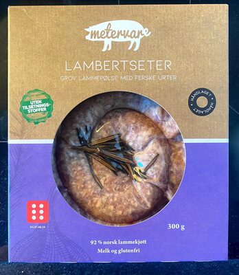 Lambertseter Lammepølse 300g Metervare