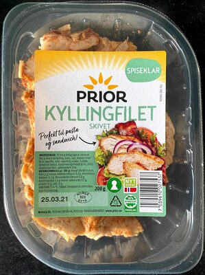 Kyllingfilet Skivet/Stekt 200g Prior