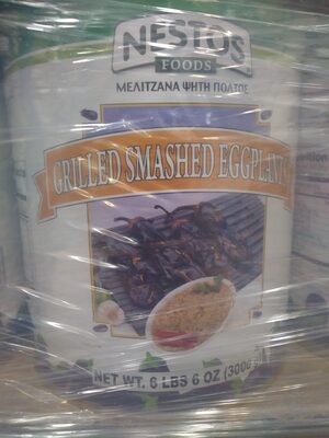 Grilled Smashed Eggplant
