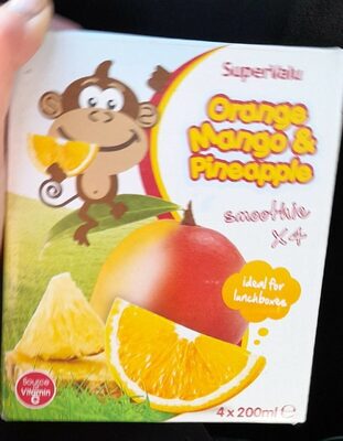 Orange Mango& Pineapple smoothies