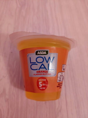 Orange flavour jelly pot