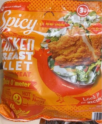 Spicy Fully Cooked Breaded Chicken Breast Fillet with Rib Meat