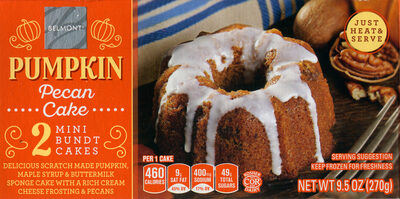 Belmont Pumpkin Pecan Mini Bundt Cakes