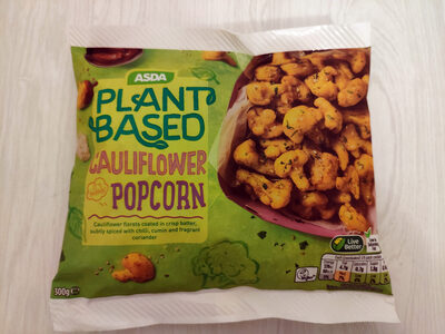 Plant Based Cauliflower Popcorn