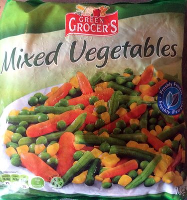 Freshly frozen mixed vegetables
