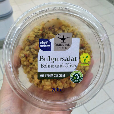 Bulgur Salat Bohnen & Oliven