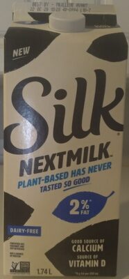 Oat-Coconut-Soy Nextmilk Fortified Beverage, Original Reduced Fat, ESL, CAN