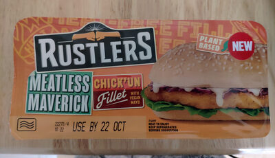Chick'un fillet with vegan mayo