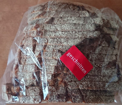 Krustenbrot geschnitten