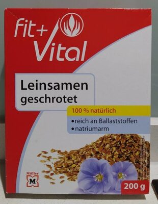 Leinsamen Geschrotet