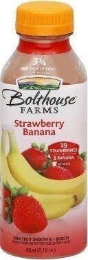 STRAWBERRY BANANA 100% JUICE SMOOTHIE