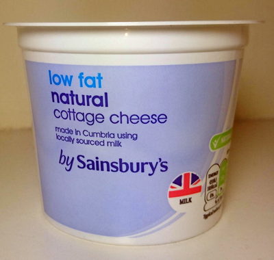 Low fat natural cottage cheese