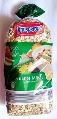 Früchtemüsli Vollkorn/Trauben-Nuss Müsli Vollkorn
