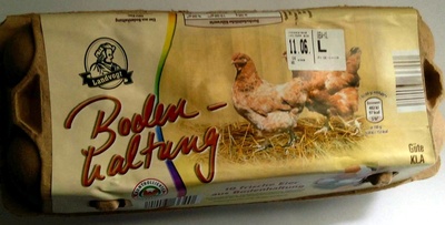 Frische Eier aus Bodenhaltung