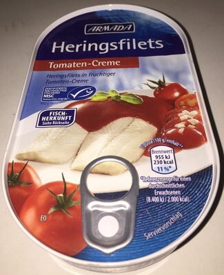 Heringsfilets Tomaten-Creme
