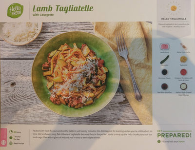 Lamb Tagliatelle with Courgette