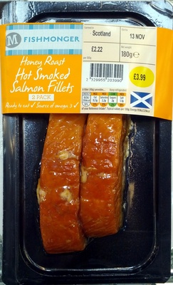 Honey Roast Hot Smoked Salmon Fillets