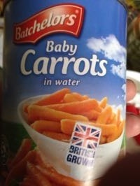 Baby Carrots in water