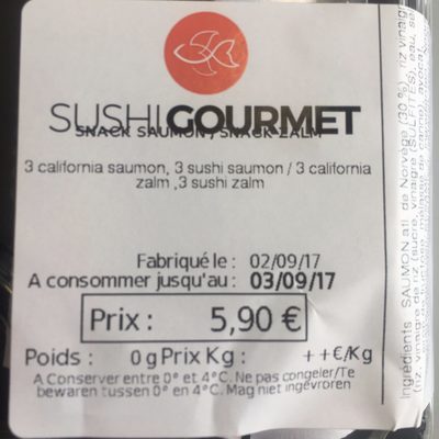 Sushi Snack Saumon