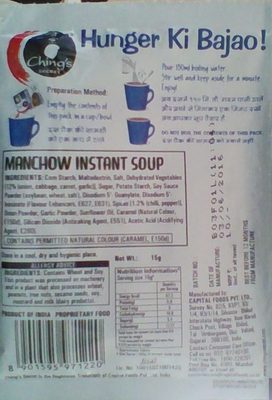 Manchow instant soup