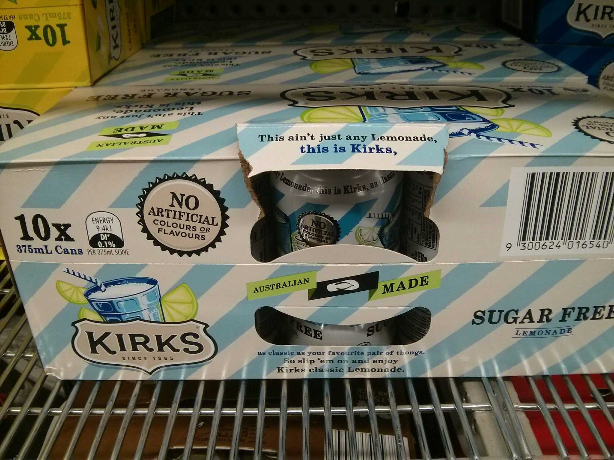 sugar free lemonade
