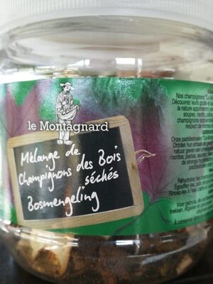 Mixture of dried forest mushrooms