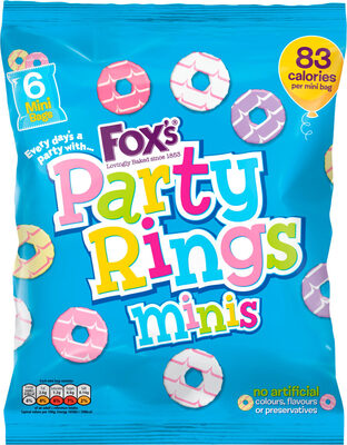 Party Rings Minis 6 x