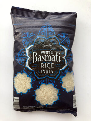 White basmati long grain rice
