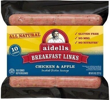 Chicken & Apple Breakfast Links