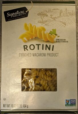 Rotini Enriched Macaroni Product