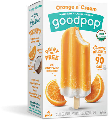 Orange N' Cream Frozen Pops