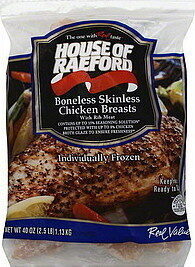 boneless skinless chicken breasts