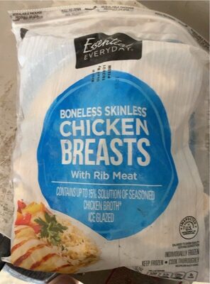 Boneless skinless chicken breasts with rib meat