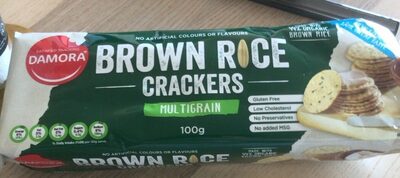 Brown rice crackers multigrain