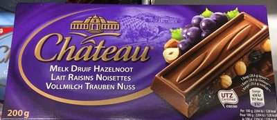 Château - chocolat au lait aux raisins