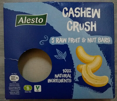 Cashew Crush Raw Fruit & Nut Bars