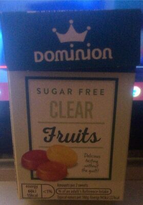 Sugar free clear fruits