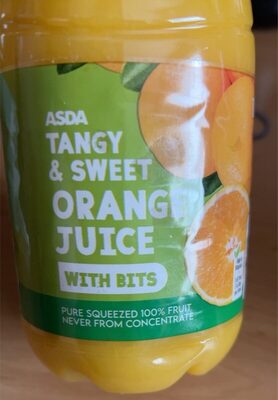 Tangy & Sweet Orange Juice with Bits