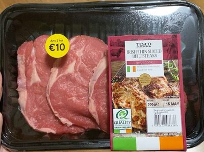 IRISH THIN SLICED BEEF STEAKS