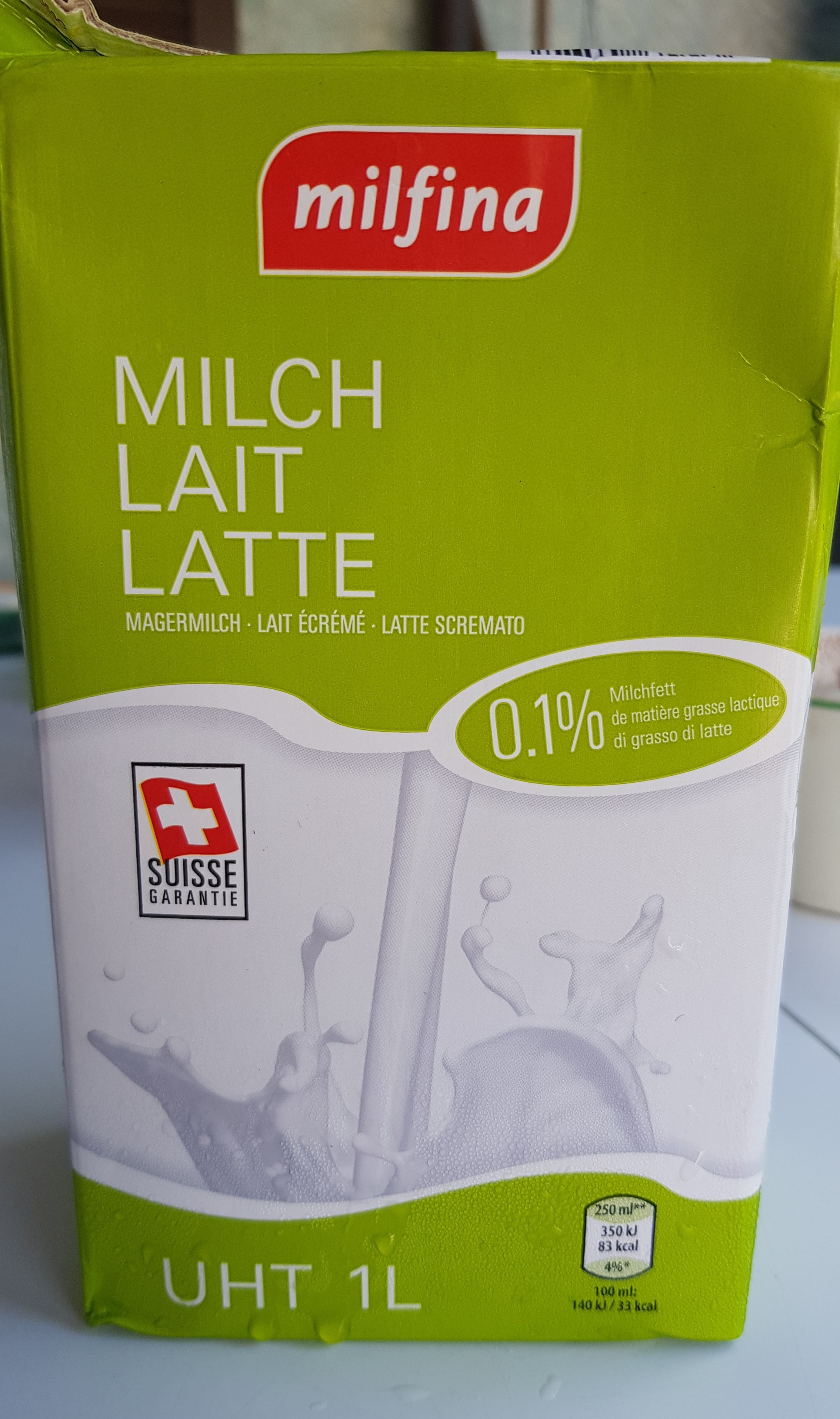 lait écrémé 0.1%