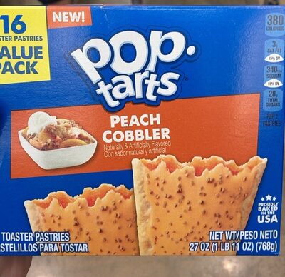 Peach Cobbler Pop Tarts