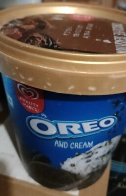 Oreo and cream