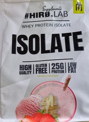 Whey Protein Isolate White Chocolate with Strawberries