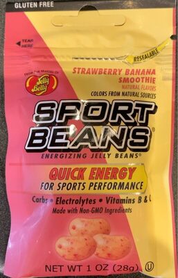 Strawberry Banana Smoothie Sport Beans